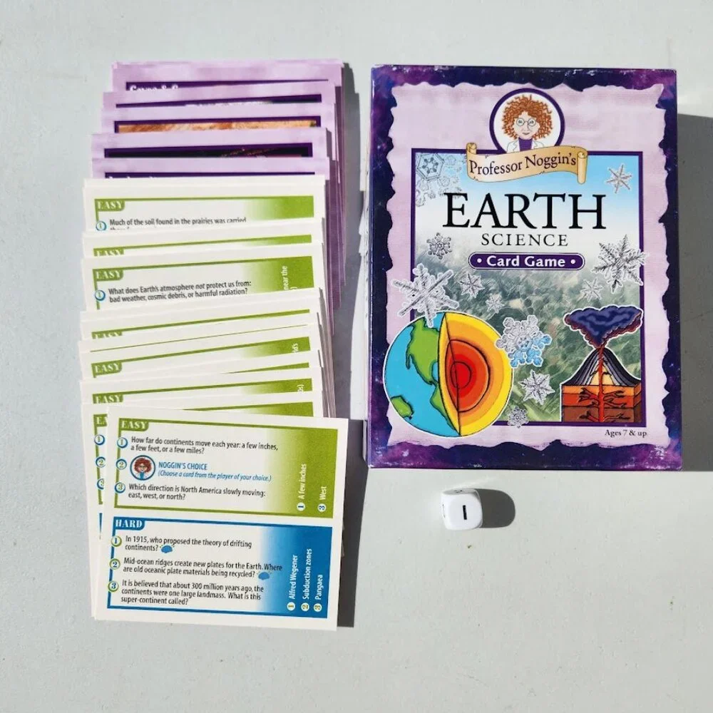 Professor Noggin's Earth Science Card Game Fun and Educational Family Trivia